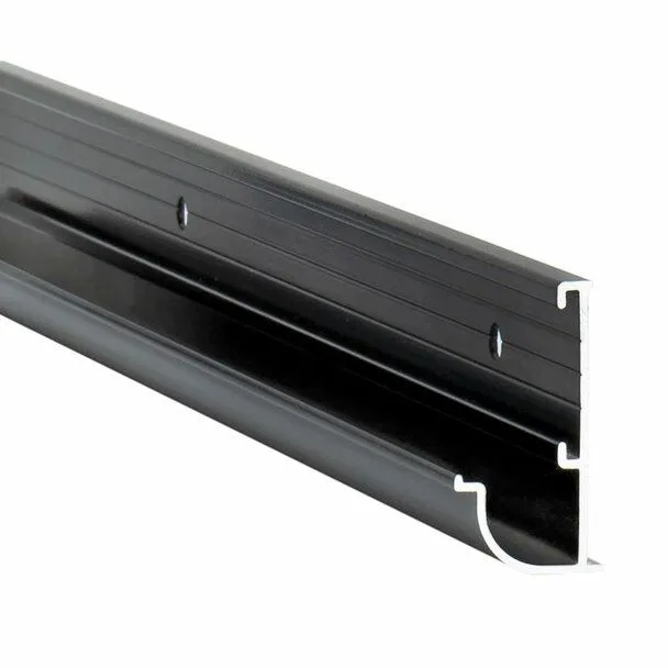 Insert Gutter Rail- Black- 8'